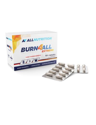 Suplementy diety - Allnutrition Burn4All Extreme - Spalacz tłuszczu - 120 kapsułek