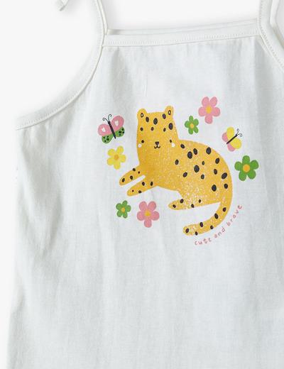 Bawełniany komplet – T-shirt i spodenki dla niemowlaka