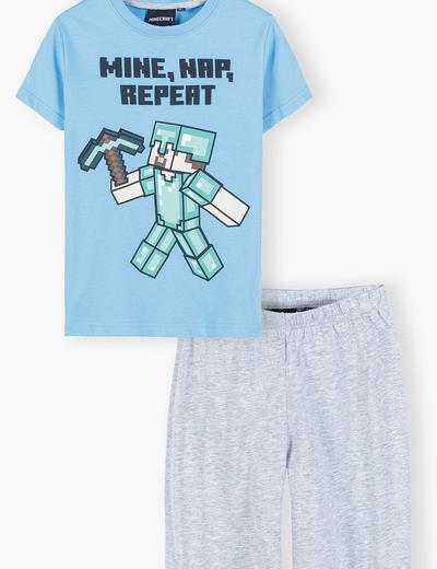 Bawełniana piżama dla chłopca Minecraft