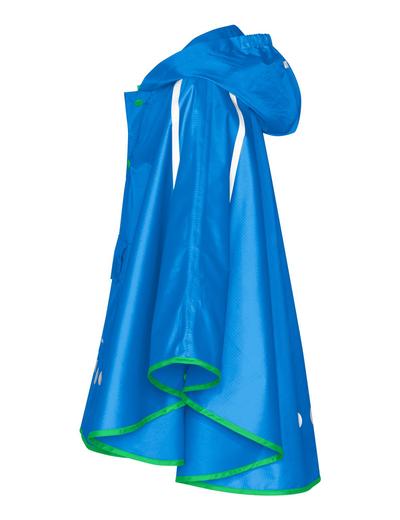 Poncho przeciwdeszczowe składane do torebki niebieski