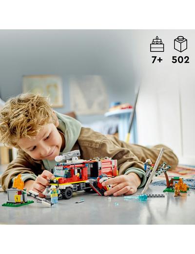 Klocki LEGO City 60374 Terenowy pojazd straży pożarnej - 502 elementy, wiek 7 +