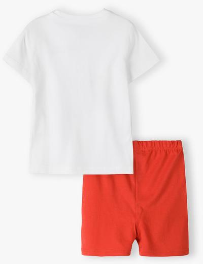Piżama z koparką dla chłopca - krótki rękaw