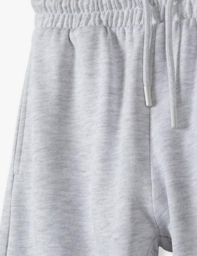 Szare dresowe spodnie baggy dla dziewczynki - Lincoln&Sharks