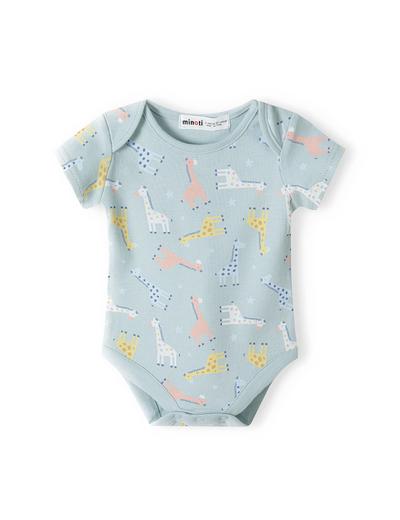 Body dla niemowlaka bawełniane 2-pak żyrafa