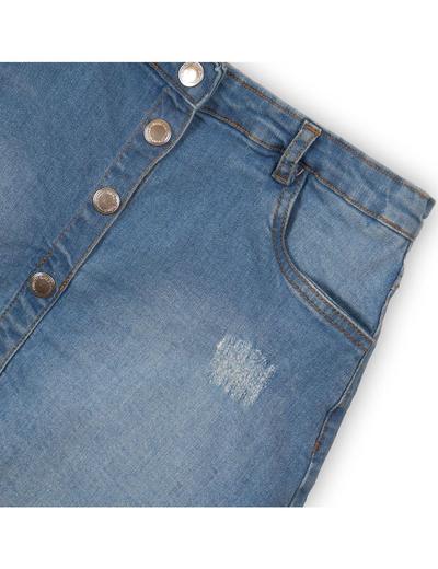 Spódnica dziewczęca jeansowa z przetarciami