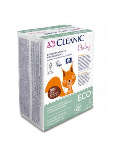 Podkłady Cleanic Baby ECO  5 szt. (60x60cm)