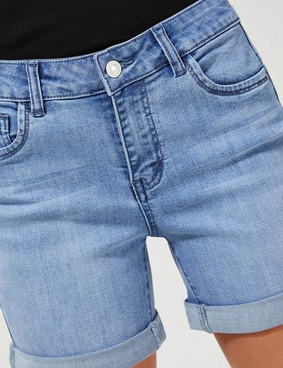 Szorty damskie jeansowe niebieskie