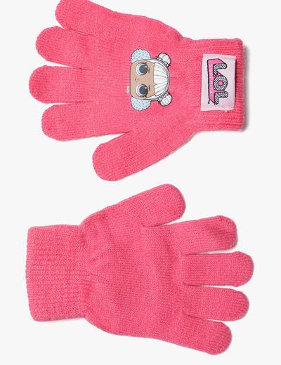 Rękawiczki dla dziewczynki L.O.L. Suprise- różowe