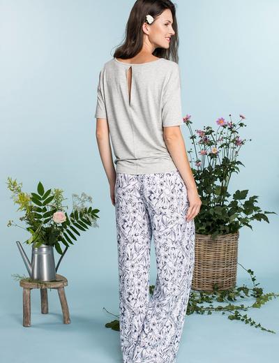 Piżama damska-  bluzka z rękawem 3/4 i spodnie