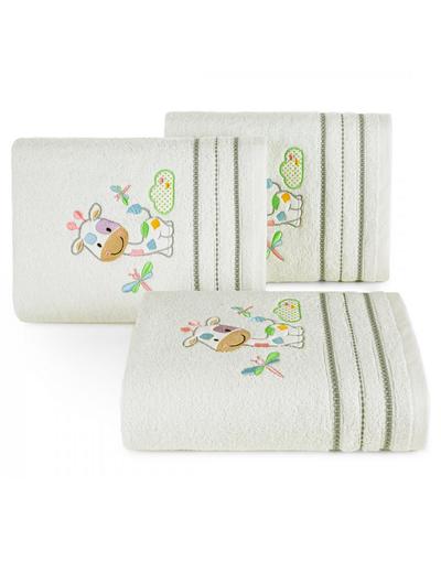 Ręcznik dziecięcy z kapturkiem - frotte 100x100cm - biały