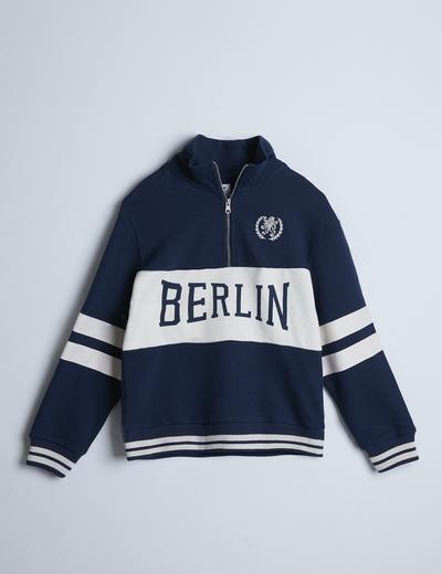 Bluza dresowa granatowa - Berlin - Limited Edition