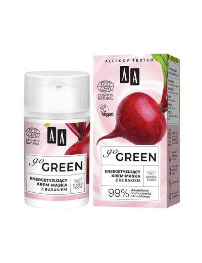 AA Go Green energetyzujący krem-maska z burakiem NATURAL 50 ml