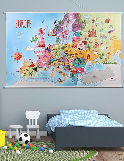 Mapa ścienna Europy