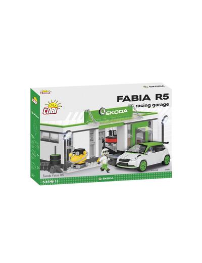 Klocki Cobi Cars Skoda Fabia RS - Racing garage 536el
