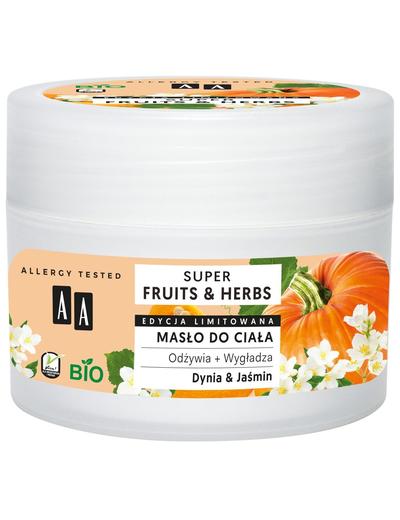 AA Super Fruits&Herbs masło do ciała dynia&jaśmin 200 ml