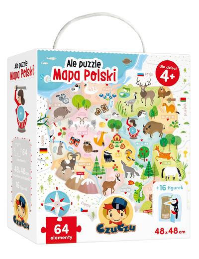 Ale puzzle "Mapa Polski" CzuCzu 64el 4+
