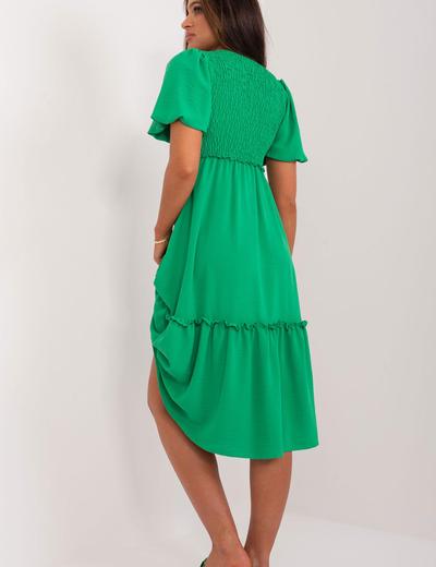 Sukienka krótka zielona