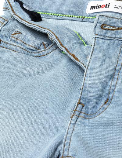 Jasnoniebieskie jeansowe krótkie spodenki dla niemowlaka