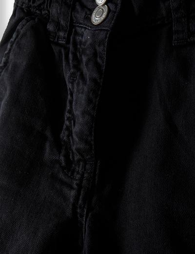 Spodnie typu bojówki dla niemowlaka czarne