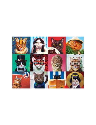 Puzzle Funny Cats by Lucia Heffernan 1000 el