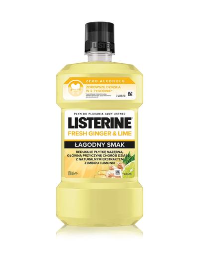 Płyn do higieny jamy ustnej Listerine Ginger & Lime - 500 ml