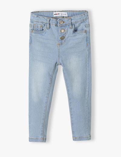Jasnoniebieskie spodnie jeansowe skinny dla dziewczynki