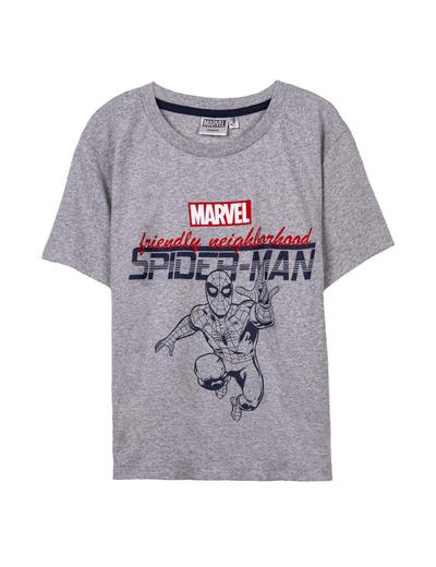 Szara koszulka chłopięca Spiderman