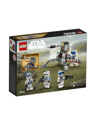 Klocki LEGO Star Wars 75345 Zestaw bitewny - żołnierze-klony z 501. legionu - 119 elementów, wiek 6 +