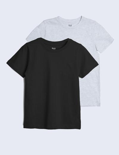 T-shirty dzianinowe czarny i szary - unisex - Limited Edition