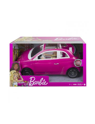 Lalka Barbie + Samochód Fiat 500 kabriolet