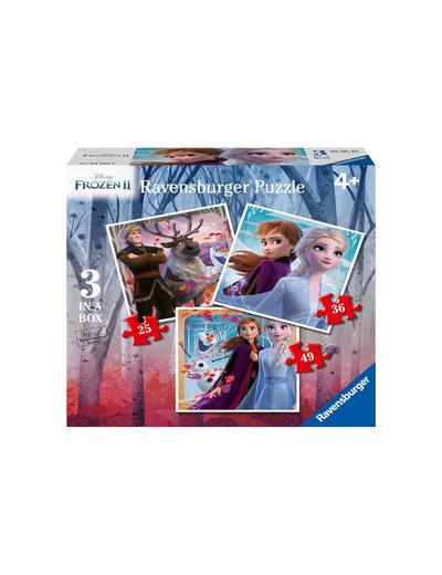 Puzzle Frozen 2 - 3W1 25/36/49 elementów 4+