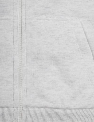 Szara rozpinana bluza dresowa z kapturem - unisex - Limited Edition