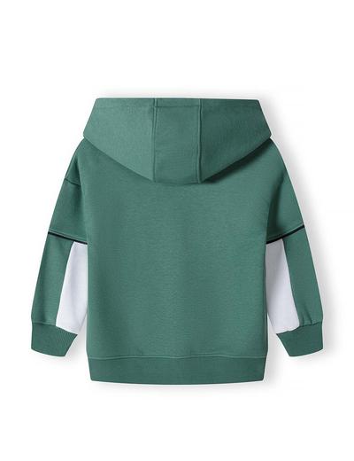 Komplet dresowy dla chłopca- zielona bluza i spodnie dresowe