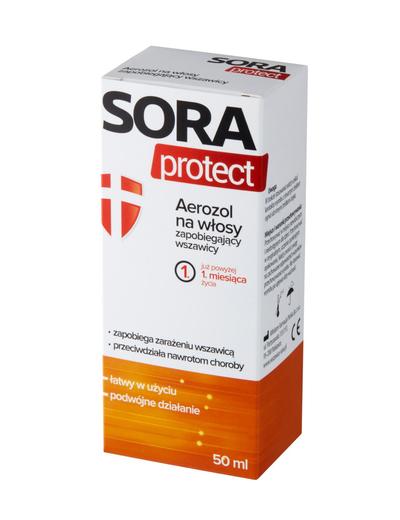 Sora protect Aerozol na włosy zapobiegający wszawicy 50 ml