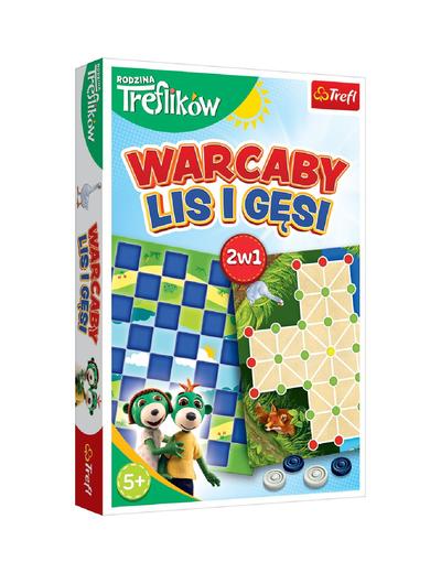 Gra edukacyjna - Warcaby/ Lis i Gęsi - Rodzina Treflików