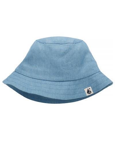 Niebieski kapelusz dla chłopca sailor jeans