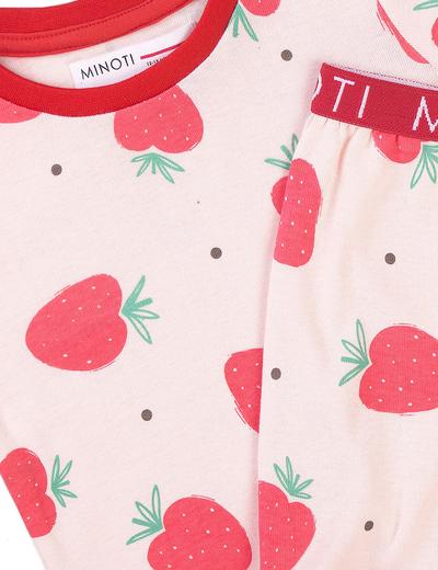 Piżama niemowlęca w truskawki