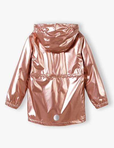 Metaliczna kurtka przejściowa dla dziewczynki