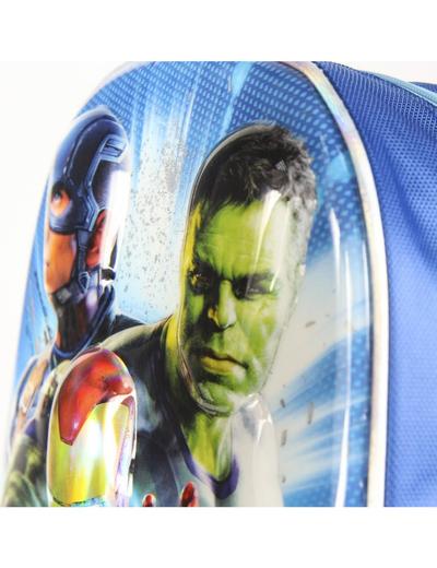 Plecak Avengers 3D premium, metalizowany