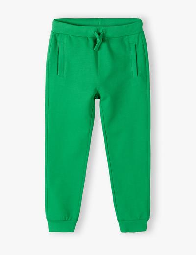 Zielone dresowe spodnie slim dla dziecka - 5.10.15.