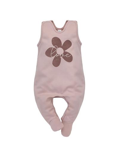 Śpiochy niemowlęce różowe - 100% bawełna