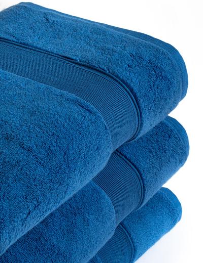 Bawełniany ręcznik ROCCO 70x140 cm - niebieski