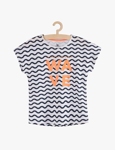 T-Shirt bawełniany dla dziewczynki "Wave"