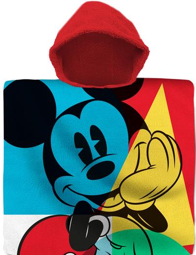 Myszka Mickey poncho kąpielowe z kapturem 120x60 cm