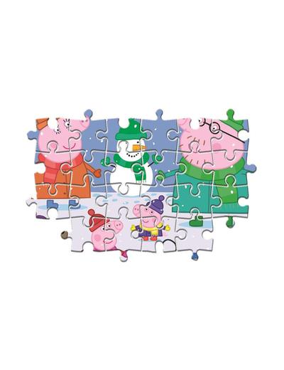 Puzzle Maxi Super Color Świnka Peppa - 104 elementy - wiek 4+