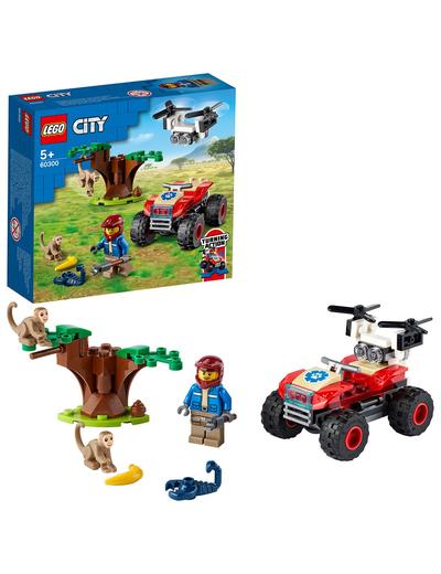 LEGO City - Quad ratowników dzikich zwierząt 60300 -  74 el wiek 5+