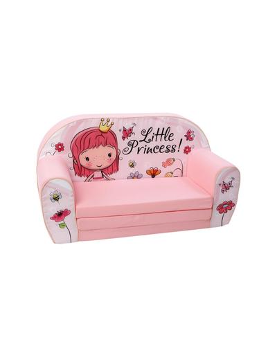 Piankowa sofa rozkładana dla dziewczynki Delsit Księżniczka