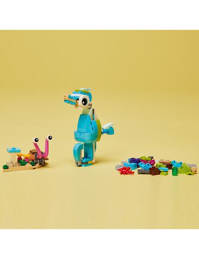 LEGO Creator - Delfin i żółw 31128 - 137 elementów, wiek 6+