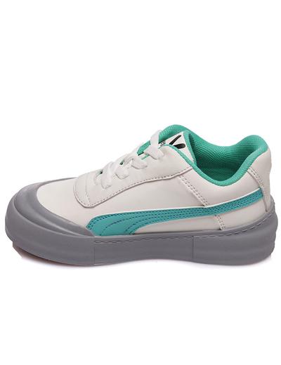 Buty sportowe tenisówki chłopięce wiązane Weestep białe