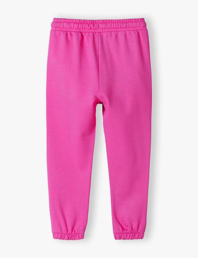 Spodnie dresowe dla dziewczynki OPTIMIST - różowe